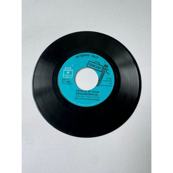 Vtg Sesame Street Carry About Original Cast Book & Vinyl Record 70s Columbia - Picture 4 of 16